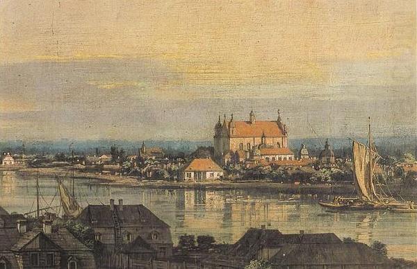 View of Praga with Bernardine church, Bernardo Bellotto